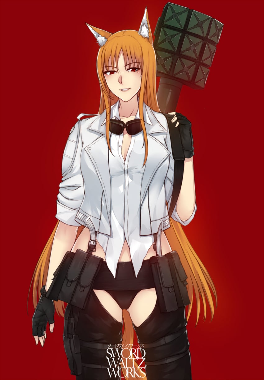 holo and lady (devil may cry and 2 more) drawn by swordwaltz