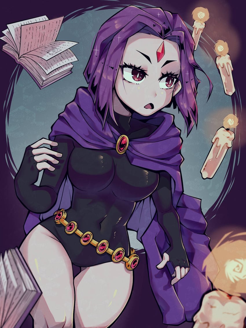 raven (dc comics and 1 more) drawn by kyojxn