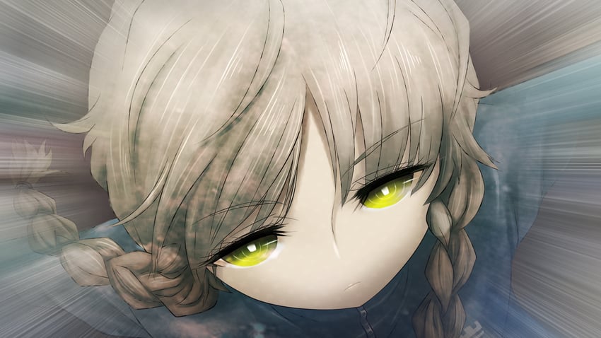 amane suzuha (science adventure and 1 more) drawn by huke