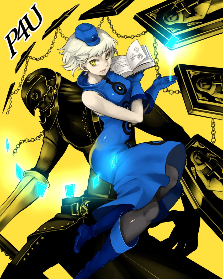 elizabeth and thanatos (persona and 2 more) drawn by mega5155214x