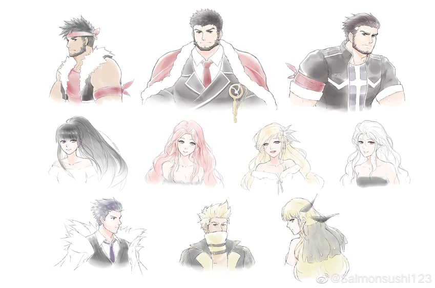 male priest and male crusader (dungeon and fighter) drawn by kulolin