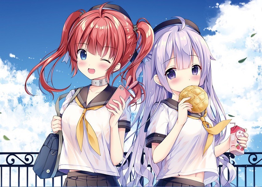 unicorn and san diego (azur lane) drawn by sousouman