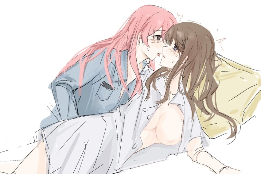 chihaya anon and nagasaki soyo (bang dream! and 1 more) drawn by xz7y_(xyyy7028)
