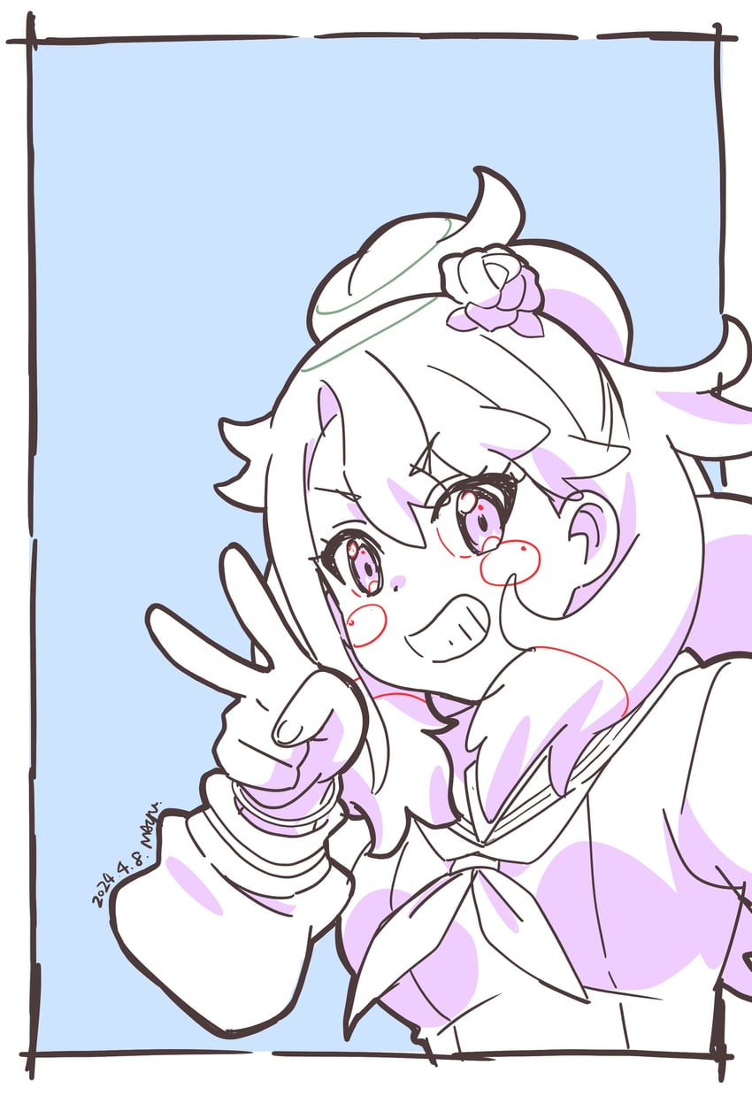 kuga reimi (shuumatsu train doko e iku?) drawn by shirakawa_mayumi