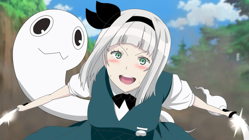 konpaku youmu and anna nishikinomiya (touhou and 1 more) drawn by shimashima_nezumi