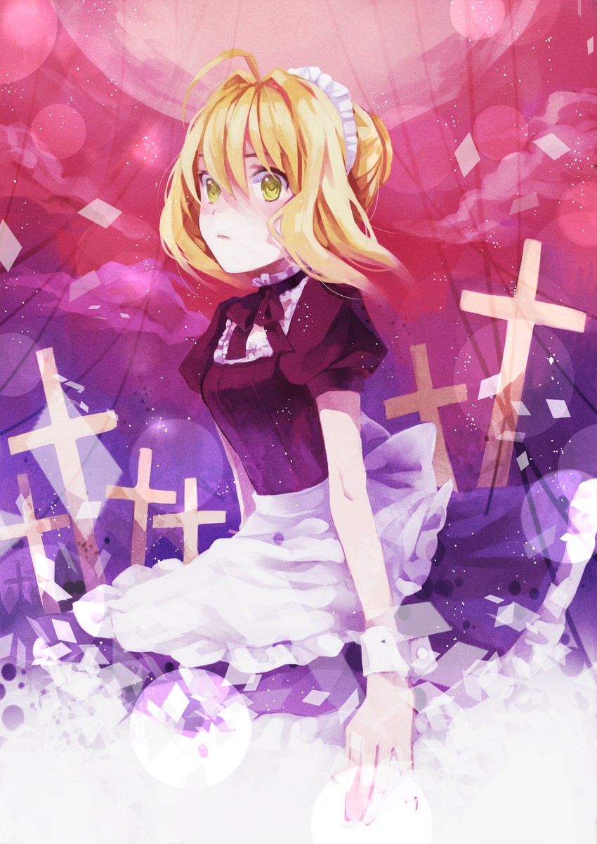 artoria pendragon and saber (fate and 1 more) drawn by koyuiko