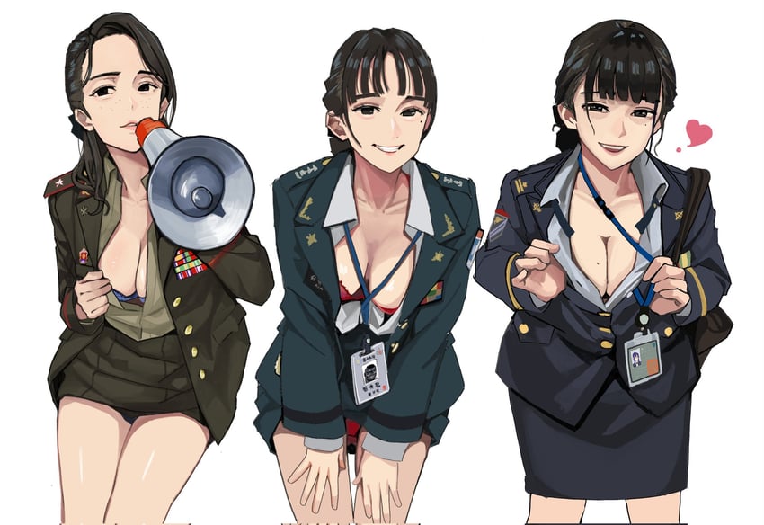 kim yo-jong (original and 1 more) drawn by wani_(perfect_han)