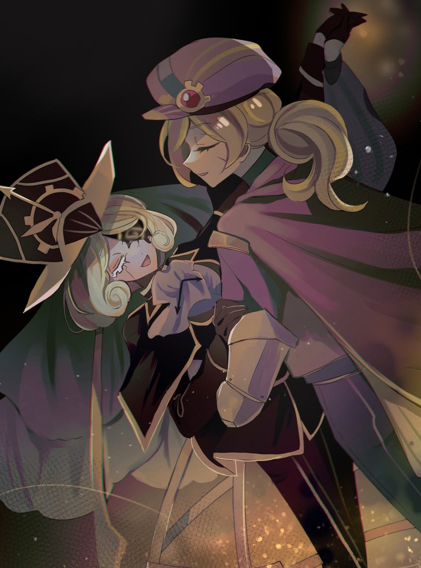 timekeeper cookie and croissant cookie (cookie run and 1 more) drawn by mamimumemo