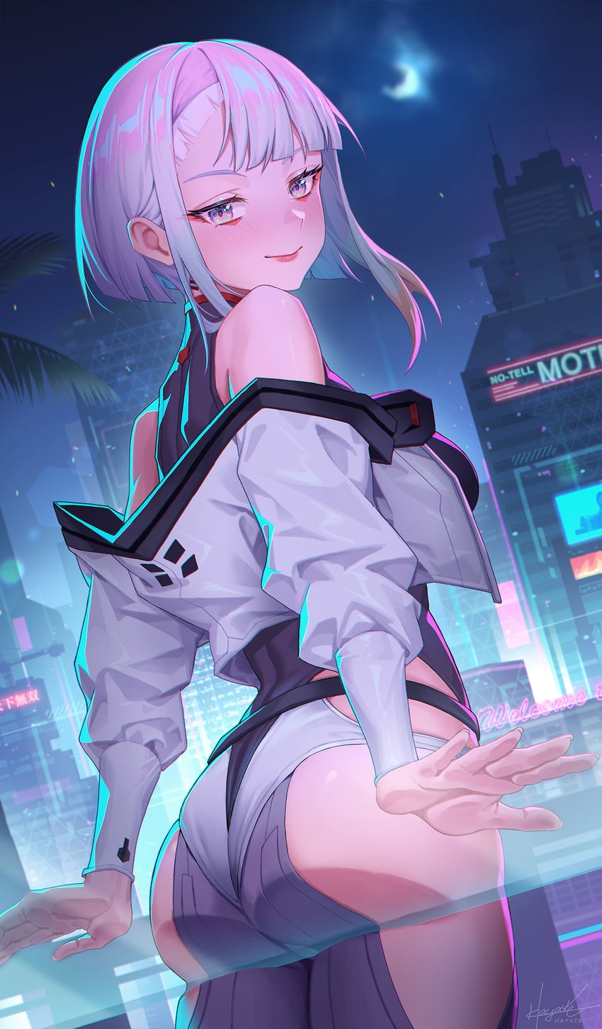 lucy (cyberpunk and 1 more) drawn by hayate_(leaf98k)