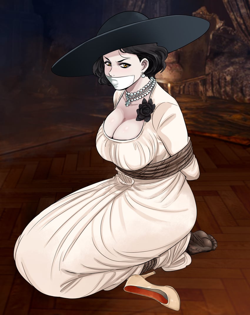 alcina dimitrescu (resident evil and 1 more) drawn by lost_one_zero