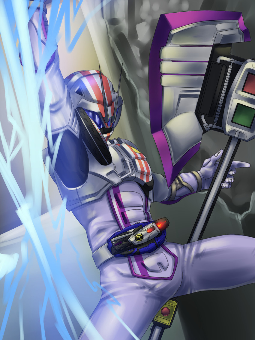 kamen rider mach and kamen rider chaser mach (kamen rider and 1 more) drawn by uozumi_hiroaki