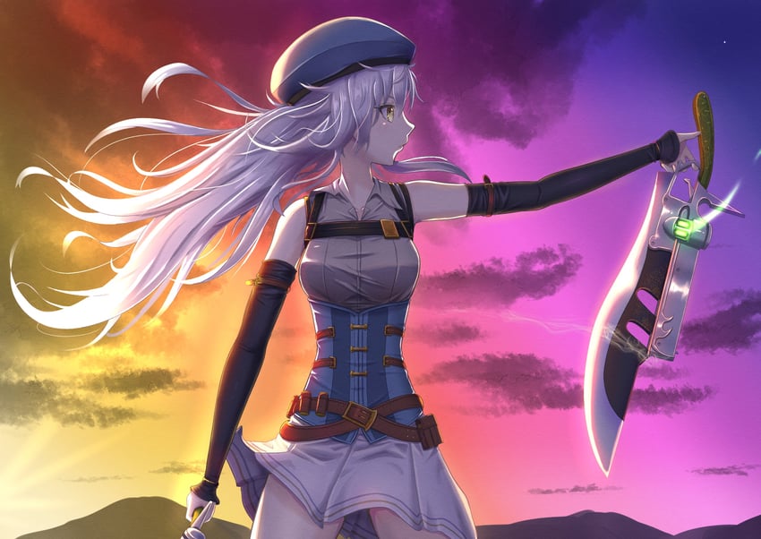 fie claussell (eiyuu densetsu and 2 more) drawn by witch_f