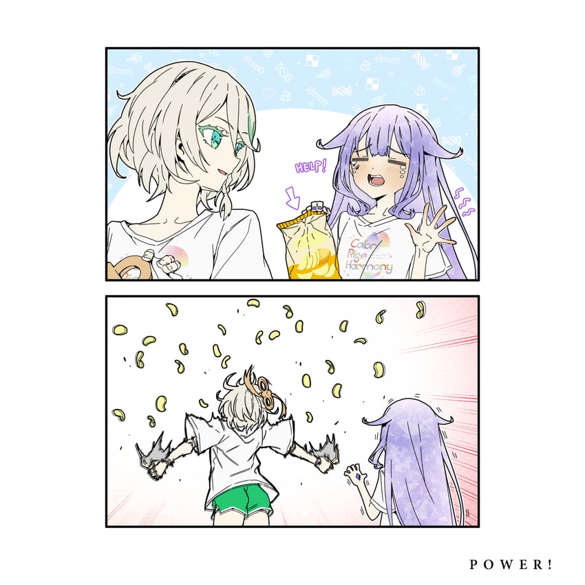 koseki bijou and cecilia immergreen (hololive and 1 more) drawn by taka_t