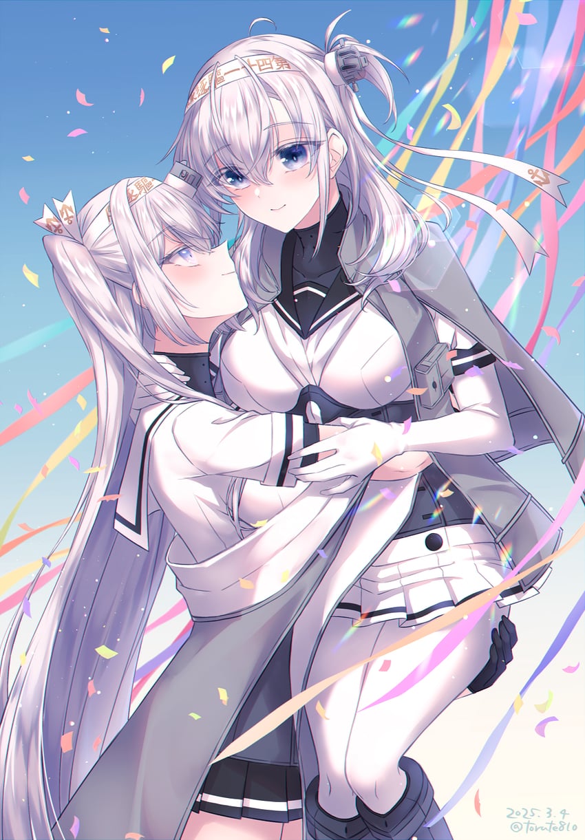 suzutsuki and fuyutsuki (kantai collection) drawn by kabocha_torute