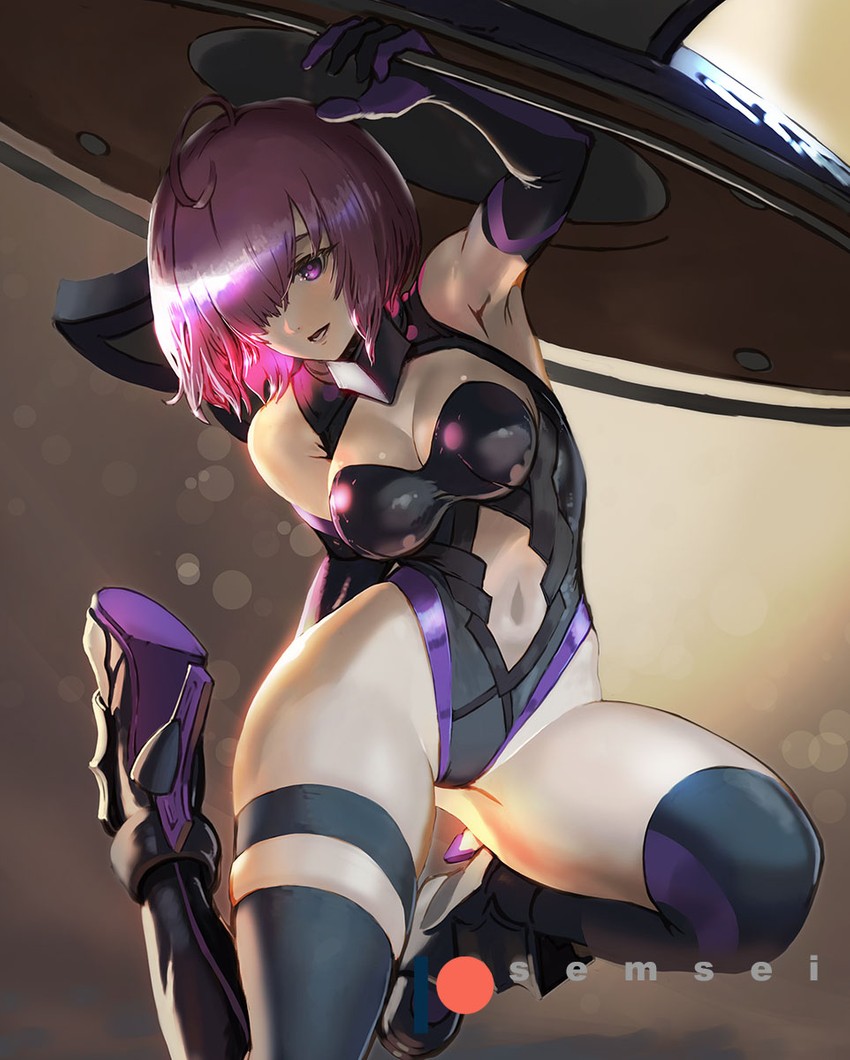 mash kyrielight (fate and 1 more) drawn by david_semsei