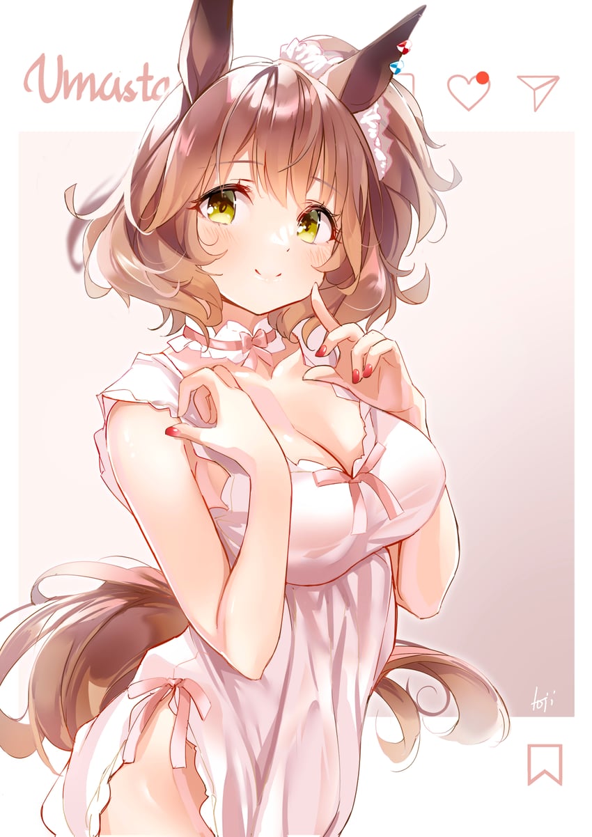 aston machan (umamusume and 1 more) drawn by koji_(kojikojimdw)