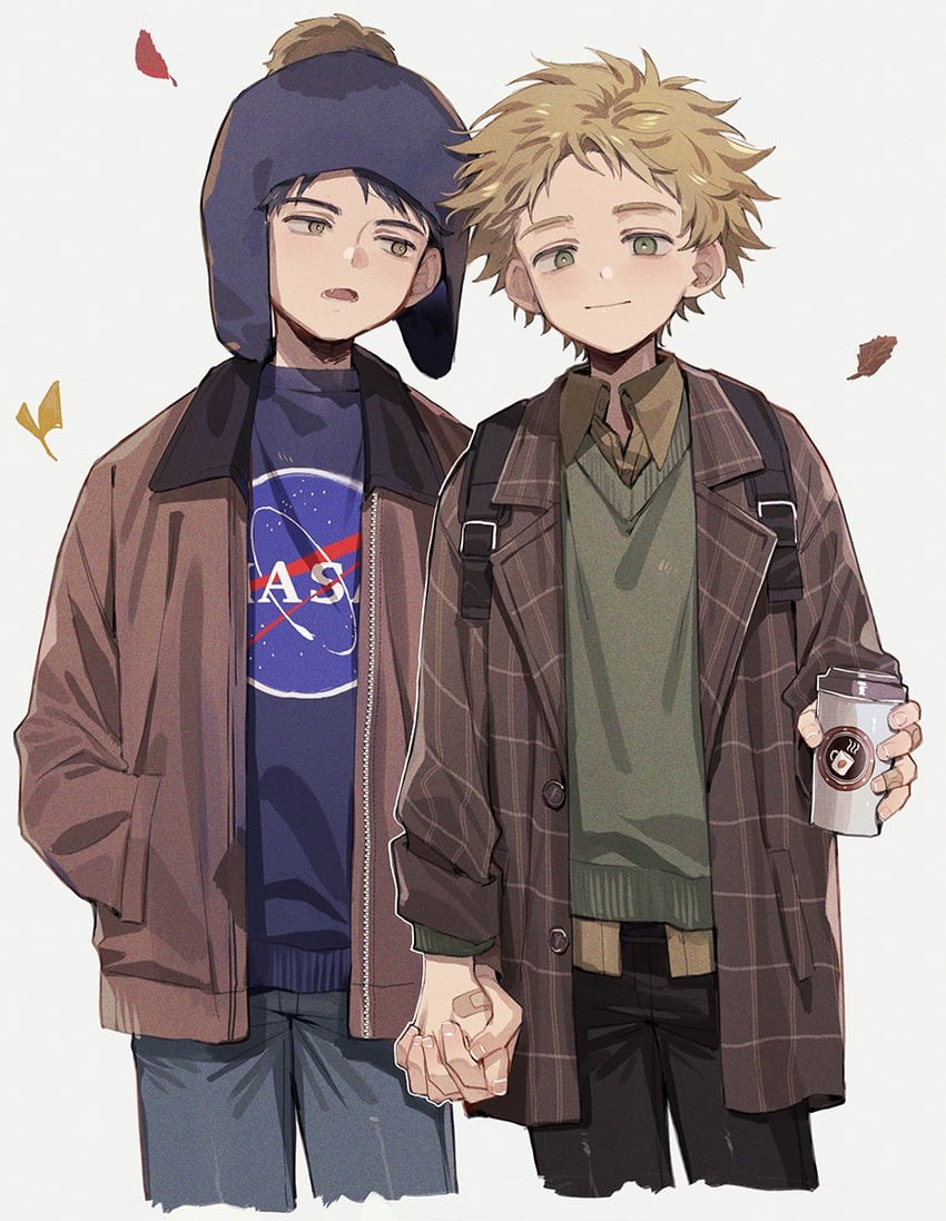 craig tucker and tweek tweak (south park) drawn by oumi_hrak_npr