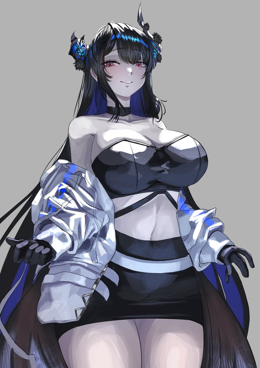 nerissa ravencroft (hololive and 1 more) drawn by brasileiroo