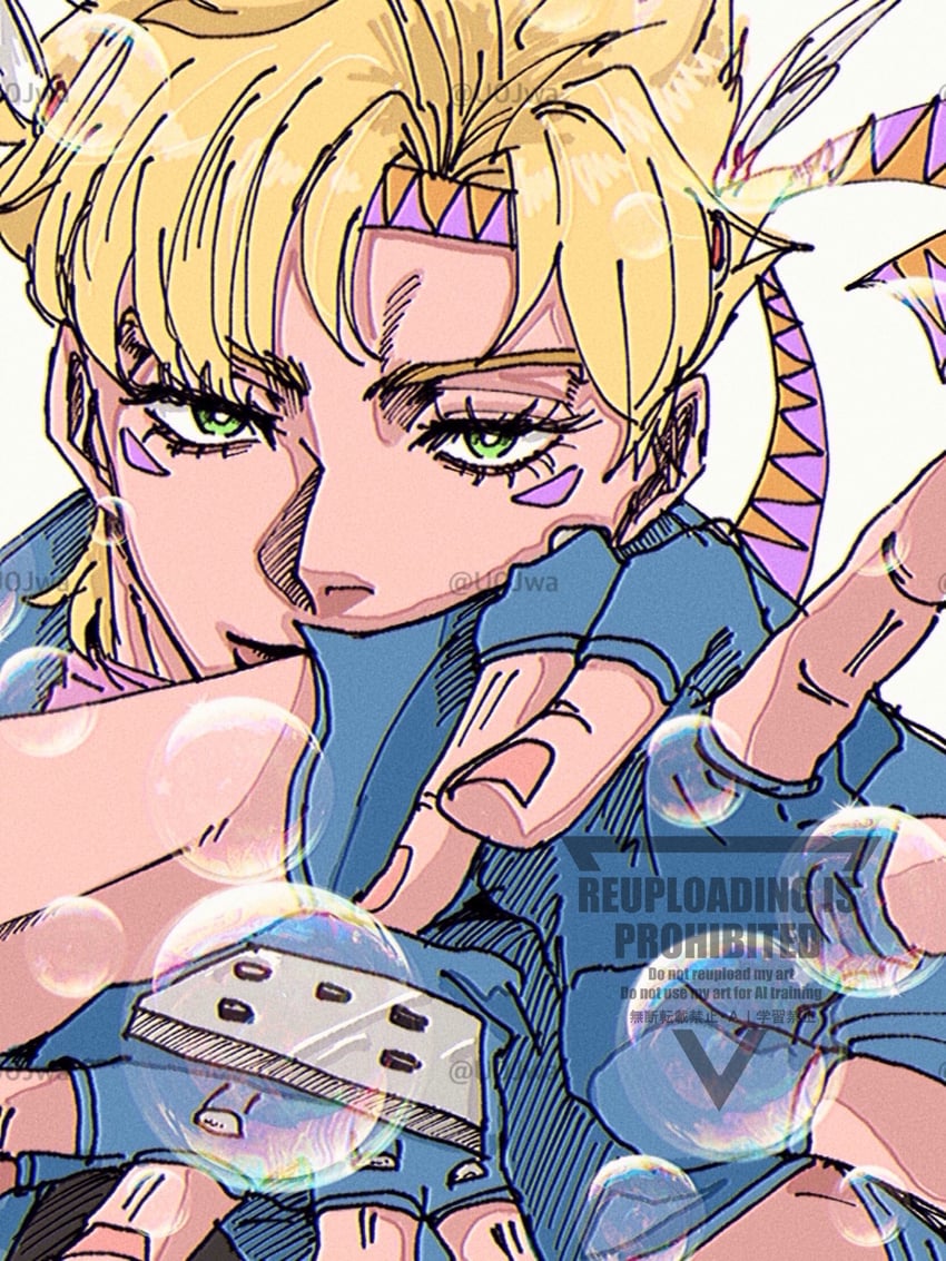 caesar anthonio zeppeli (jojo no kimyou na bouken and 1 more) drawn by u0jwa