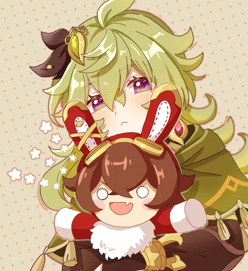 collei and baron bunny (genshin impact) drawn by aoyagi_(ao0701yagi)