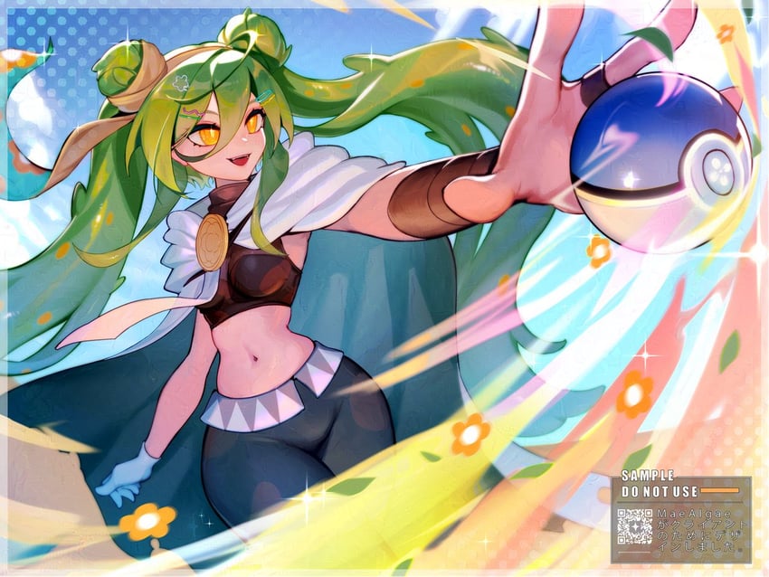 hatsune miku and ground miku (pokemon and 2 more) drawn by mae_algae