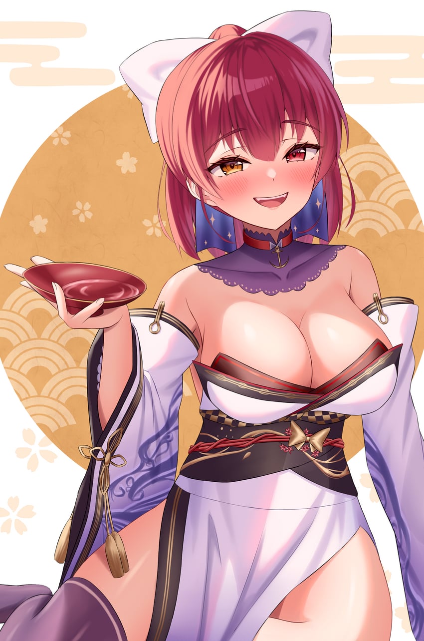houshou marine (hololive) drawn by kumoru_(kumoru_145)