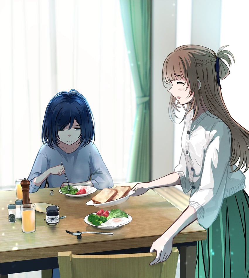 miyagi shiori and sendai hazuki (shuuniichido classmate wo kau hanashi) drawn by lr6fko4upypf9hv