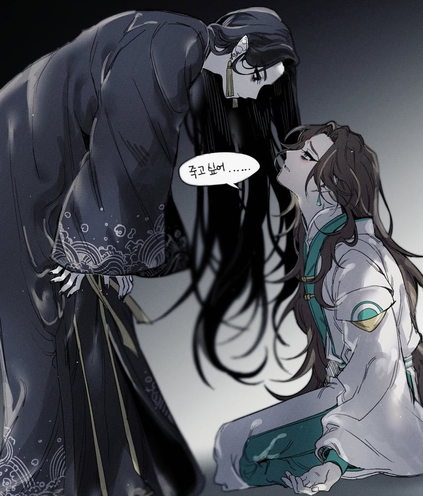 shi qingxuan and he xuan (tianguan cifu) drawn by bisu_(hw3op)