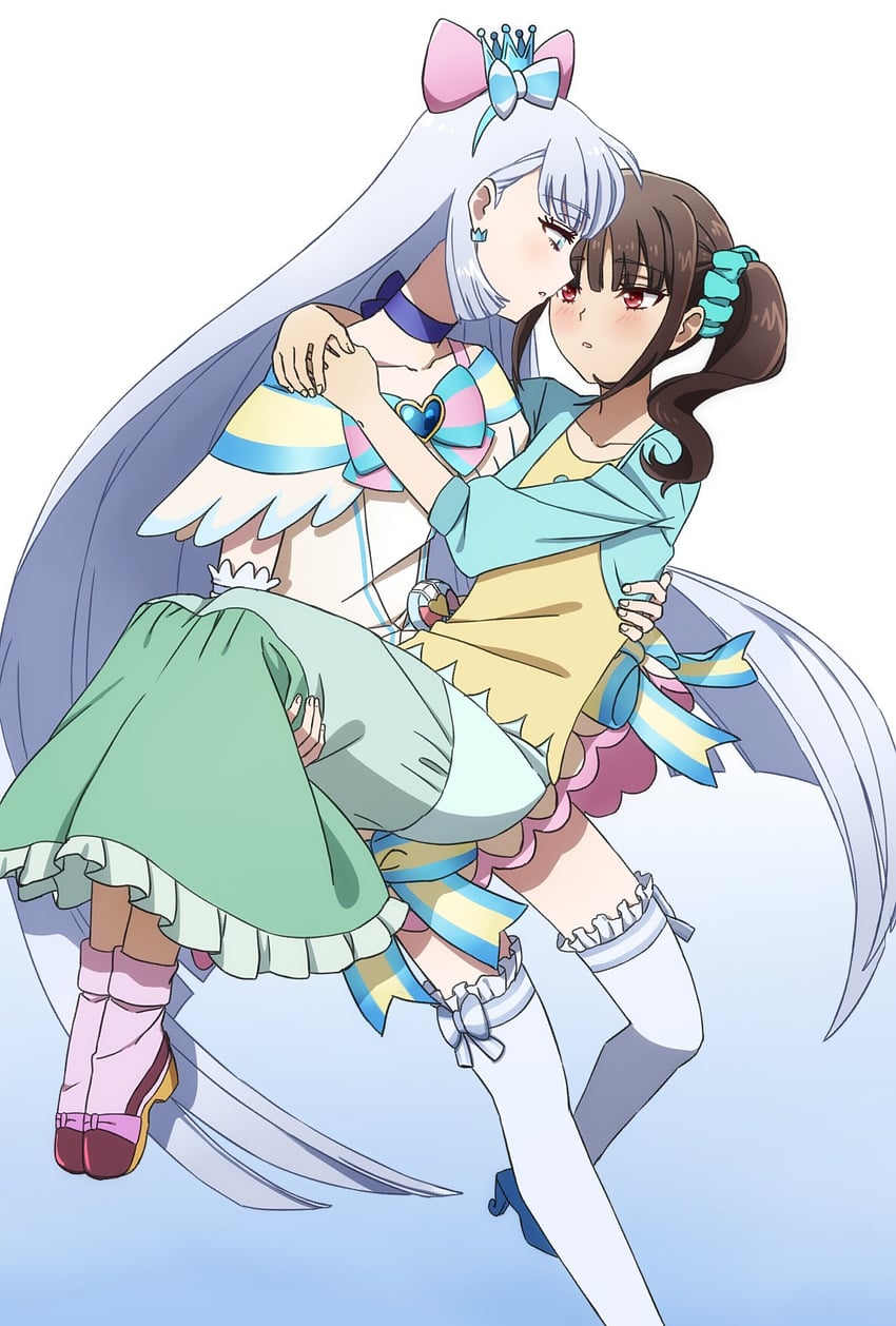 nekoyashiki yuki, nekoyashiki mayu, and cure nyammy (precure and 1 more) drawn by oiun