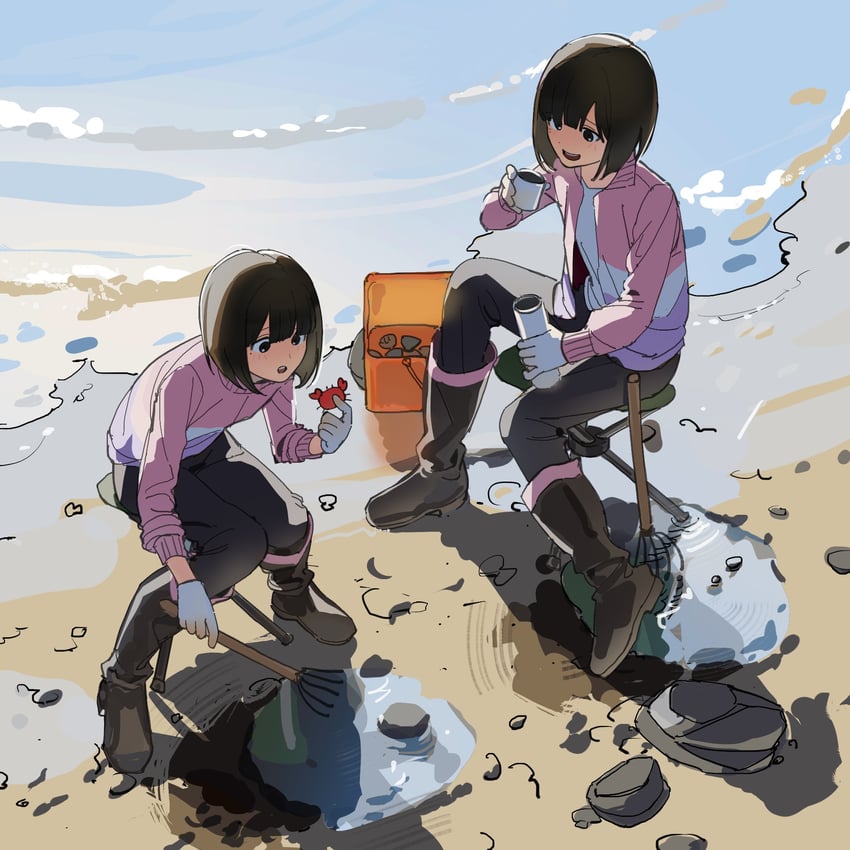 sasaki ichigo and sasaki ringo (flowers) drawn by shishima_eichi