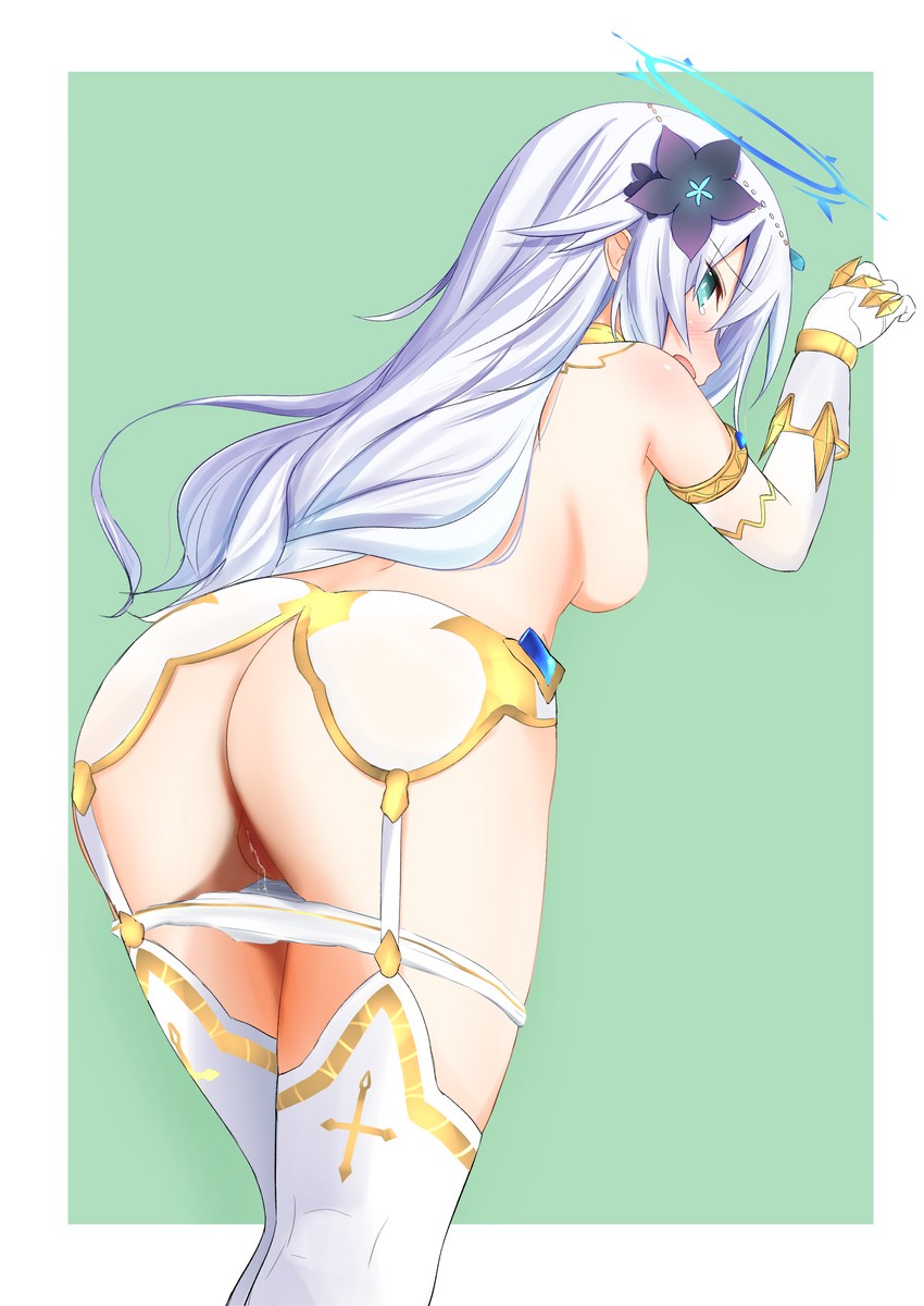 black heart (neptune and 1 more) drawn by ex_idol