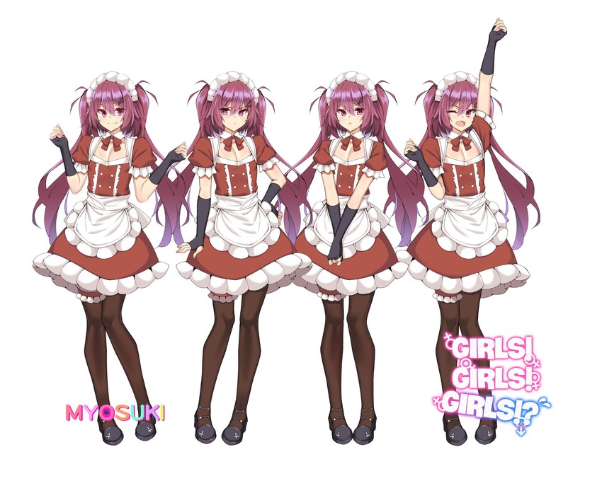 girls! girls! girls!? drawn by husun_wei