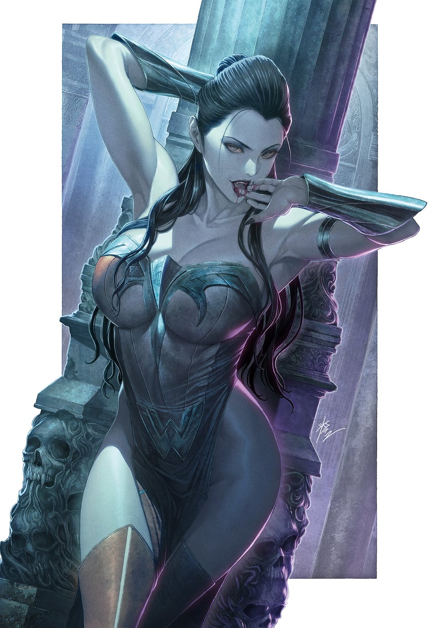 wonder woman (dc comics and 1 more) drawn by homare_(fool's_art)