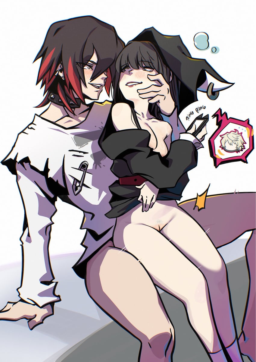 sakurane shoka and kanade rindo (subarashiki kono sekai and 1 more) drawn by spaghetto087