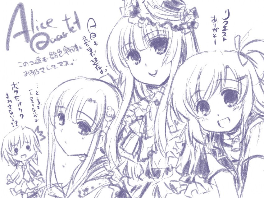 towada yuuki, orikura suika, kusunose fumi, and aihara makino (alice quartet) drawn by fujieda_miyabi