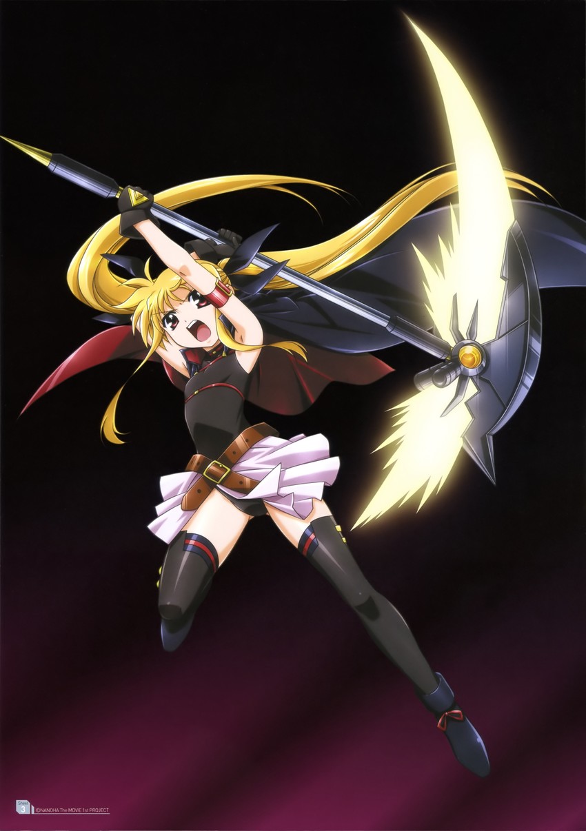 fate testarossa and bardiche (lyrical nanoha and 2 more)