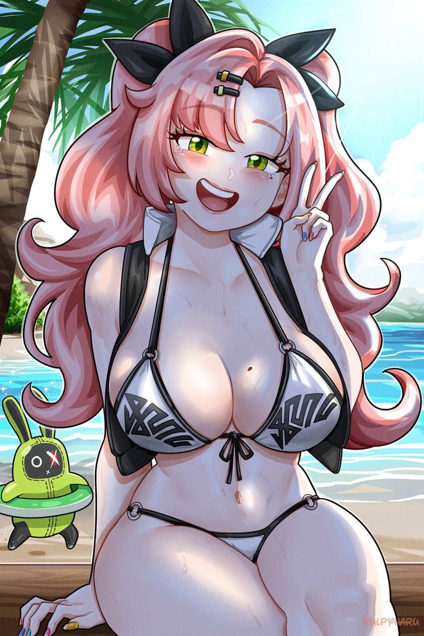 nicole demara and amillion (zenless zone zero) drawn by haruchii_(pulpyharu)