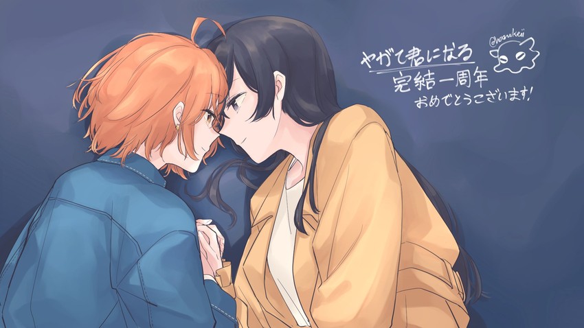 koito yuu and nanami touko (yagate kimi ni naru) drawn by kei_(hasukeii)