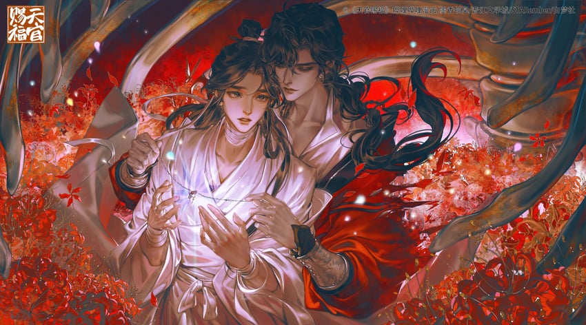 xie lian and hua cheng (tianguan cifu) drawn by starember