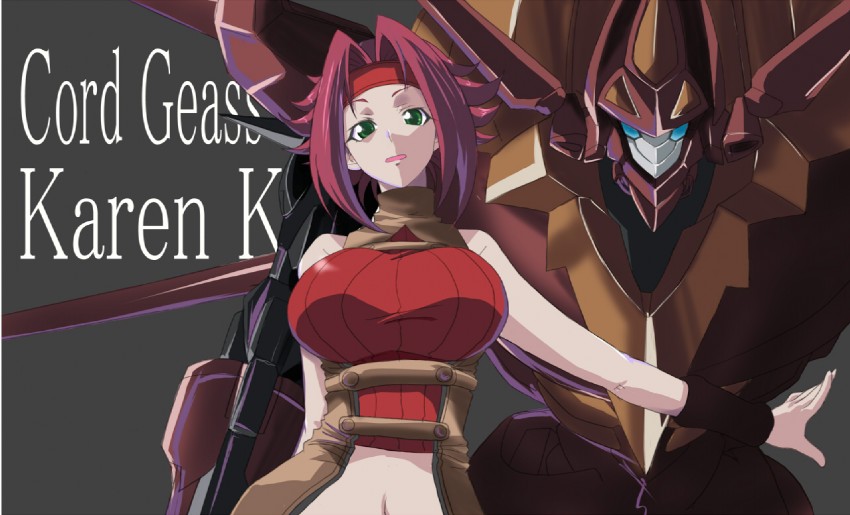 kouzuki kallen, guren, guren mk-ii, and guren s.e.i.t.e.n. eight elements (code geass) drawn by ooike_teru