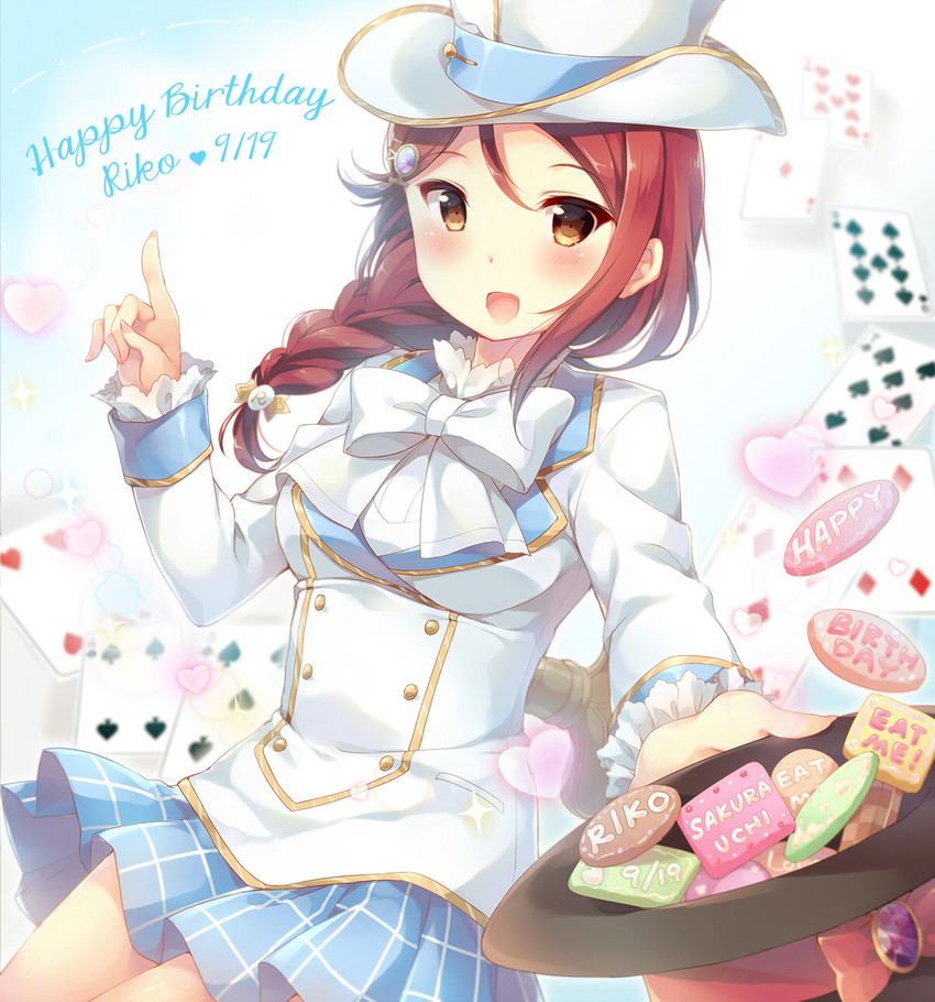 sakurauchi riko (love live! and 2 more) drawn by hazuki_(sutasuta)