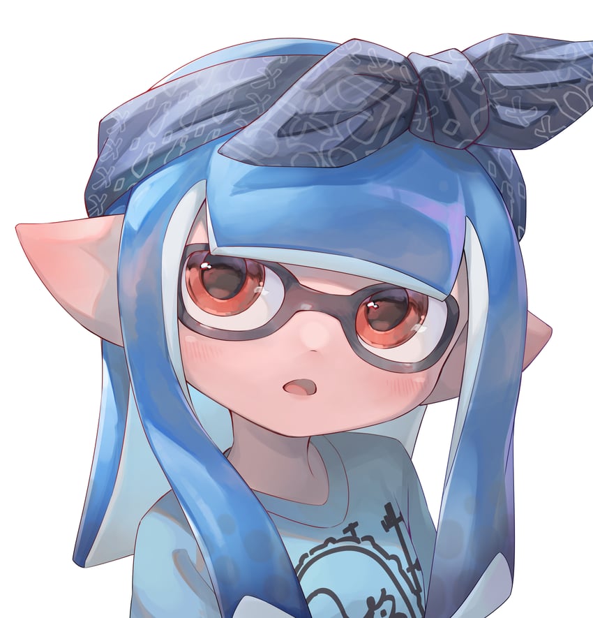 inkling player character and inkling girl (splatoon and 1 more) drawn by gakusei_noa