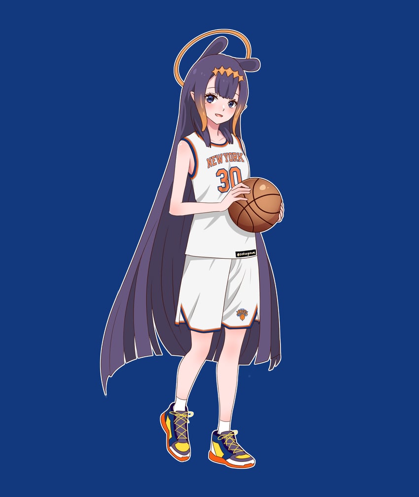 ninomae ina'nis and julius randle (hololive and 3 more) drawn by snkagawa