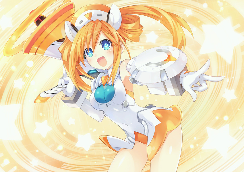 orange heart (neptune and 1 more) drawn by tsunako