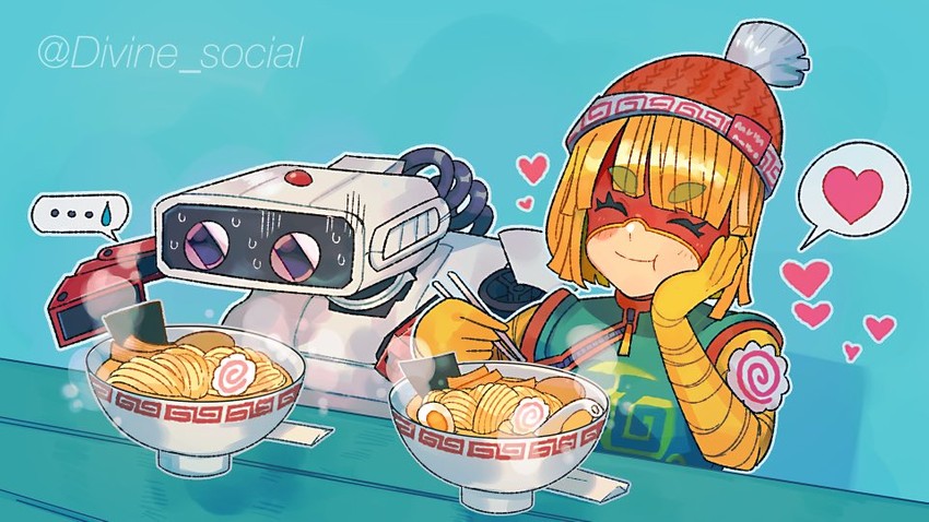 min min and family computer robot (super smash bros. and 1 more) drawn by yasaikakiage