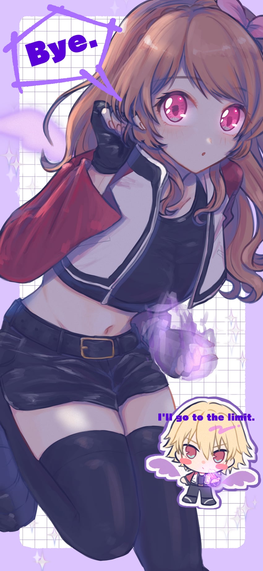 ozora akari and rock howard (the king of fighters and 4 more) drawn by obaa-chan_(golden_retriever)