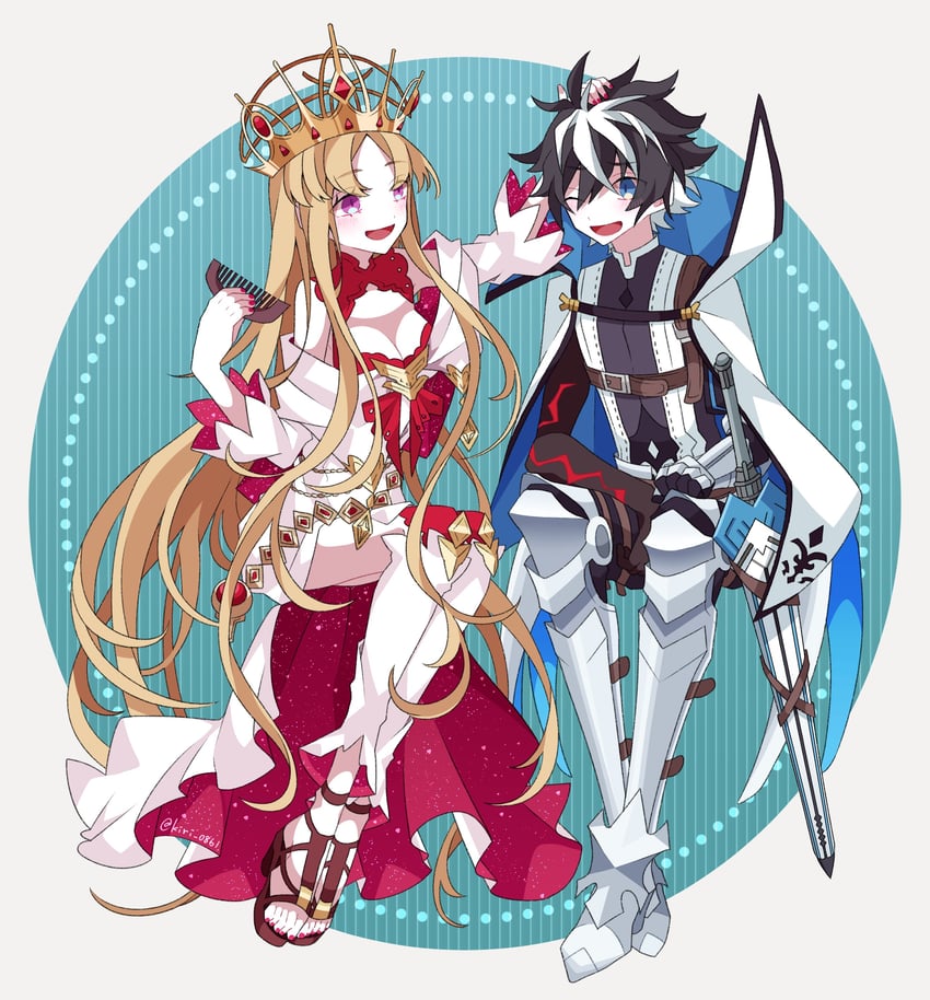 charlemagne and europa (fate and 1 more) drawn by kujiramaru