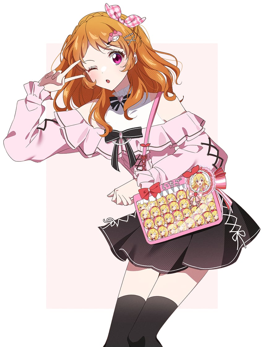 hoshimiya ichigo, my melody, and ozora akari (sanrio and 2 more) drawn by yur11