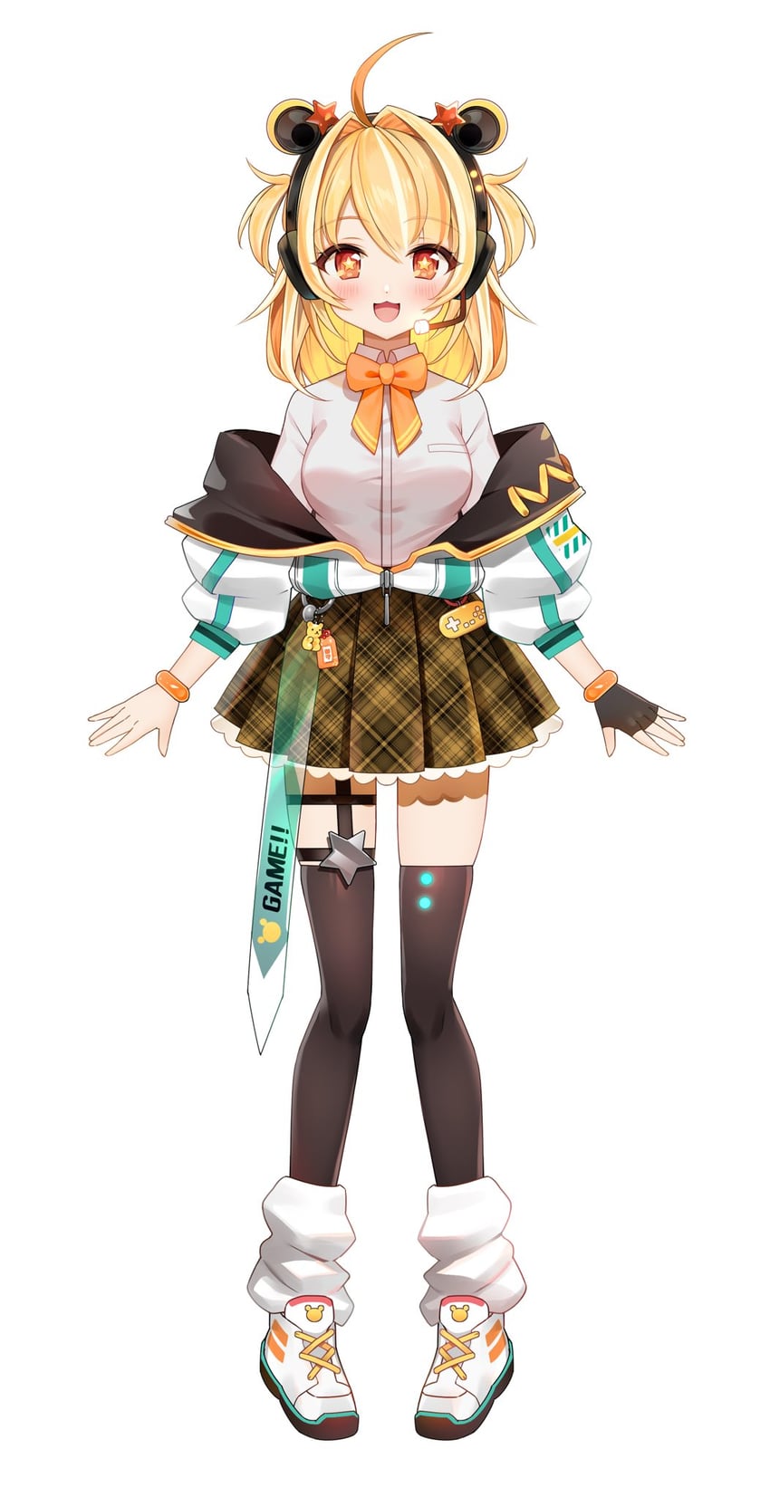 kumaboshi mahiru (wactor production) drawn by luna_nyann