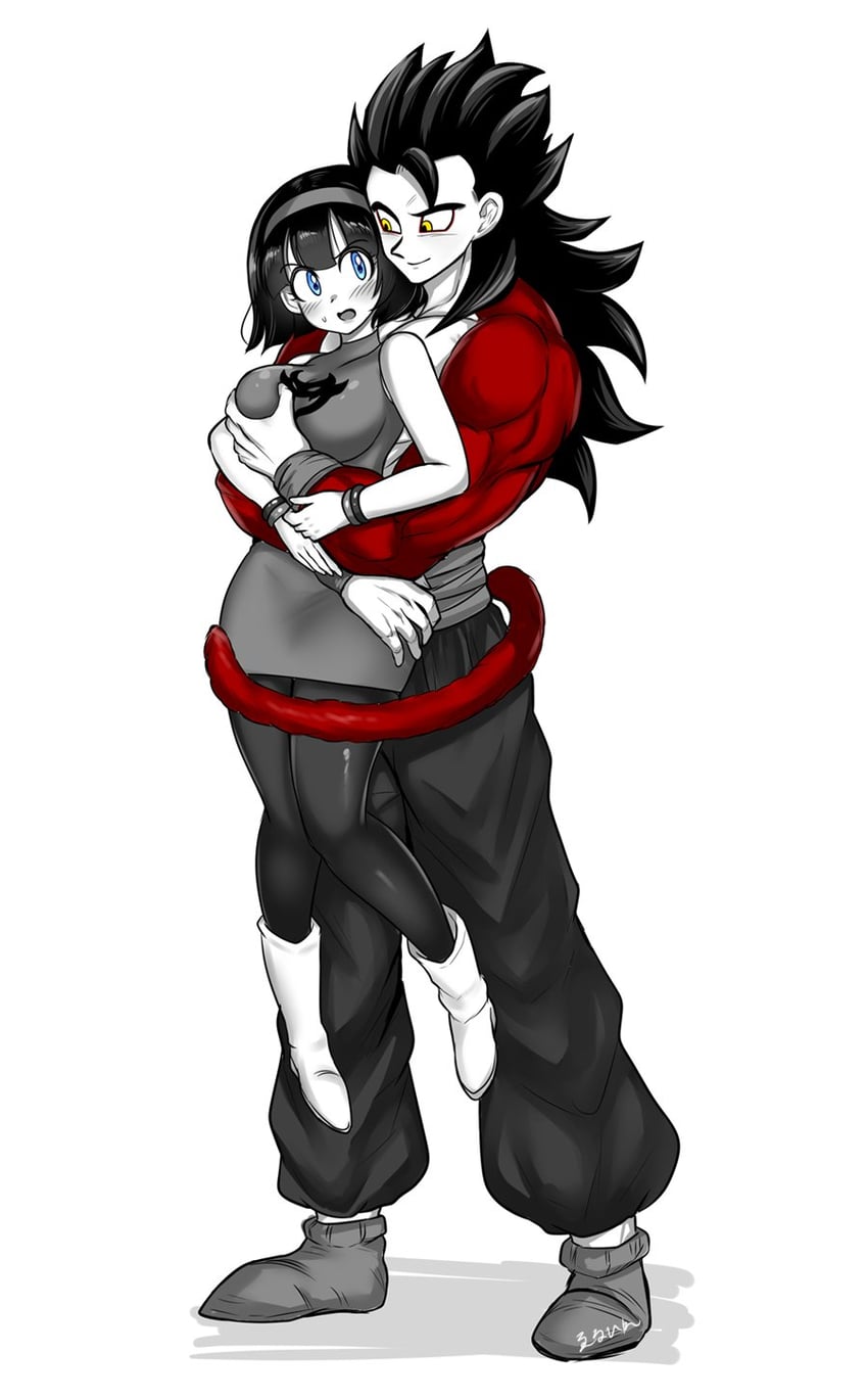son gohan and videl (dragon ball and 2 more) drawn by einohire0085